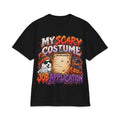 My Scary Costume Job Application T-Shirt | Halloween Ghost Pumpkin Design