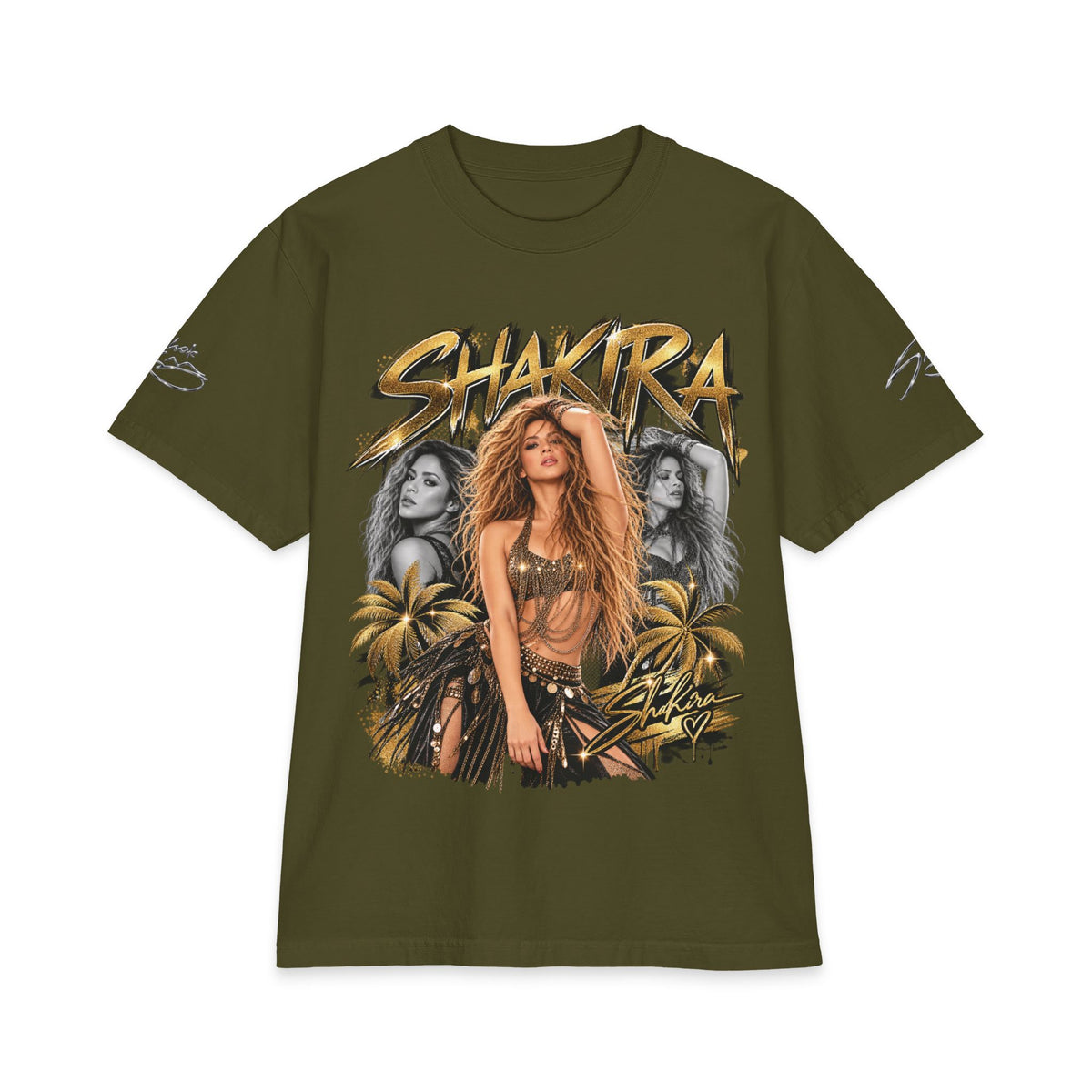 Shakria Female Pop Singer Graphic Tee | Short Sleeve T-Shirt