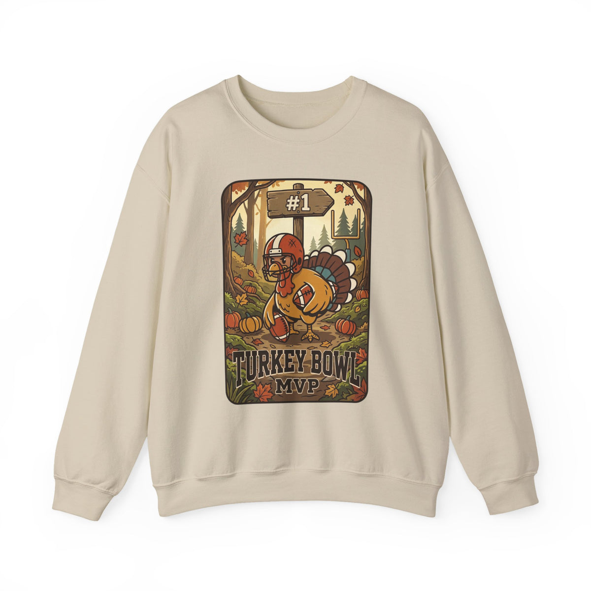 Turkey Bowl MVP Sweatshirt | Thanksgiving Football Turkey