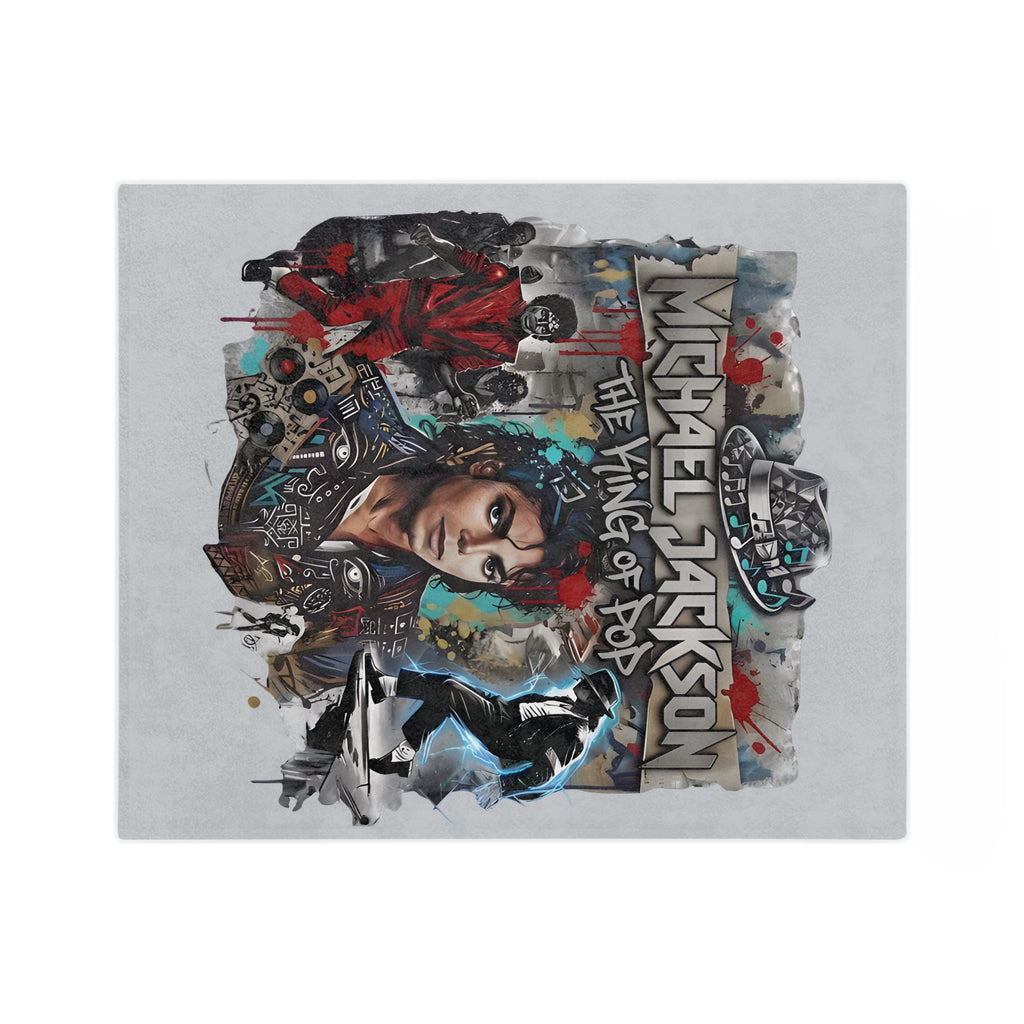 Michael Jackson The King of Pop Blanket | Velveteen Microfiber Throw