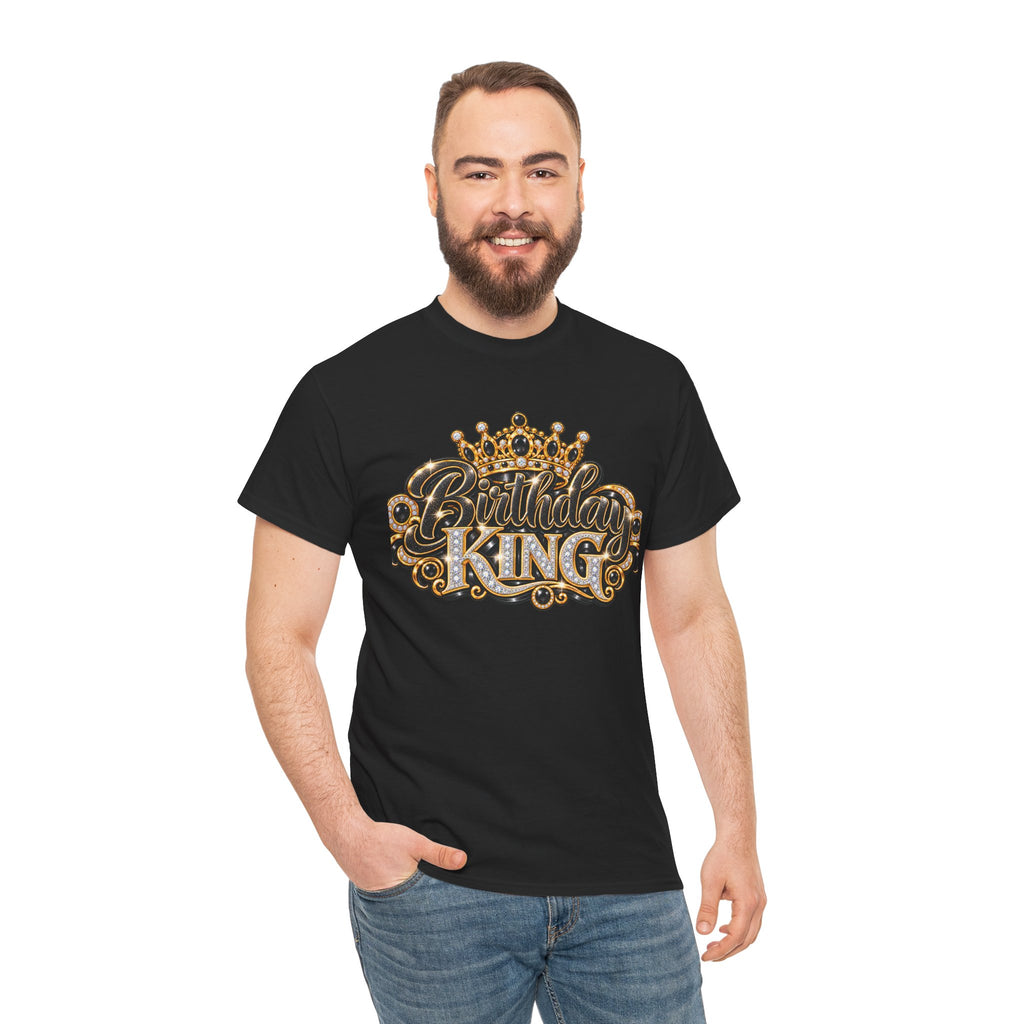 Birthday King Crown Graphic T-Shirt