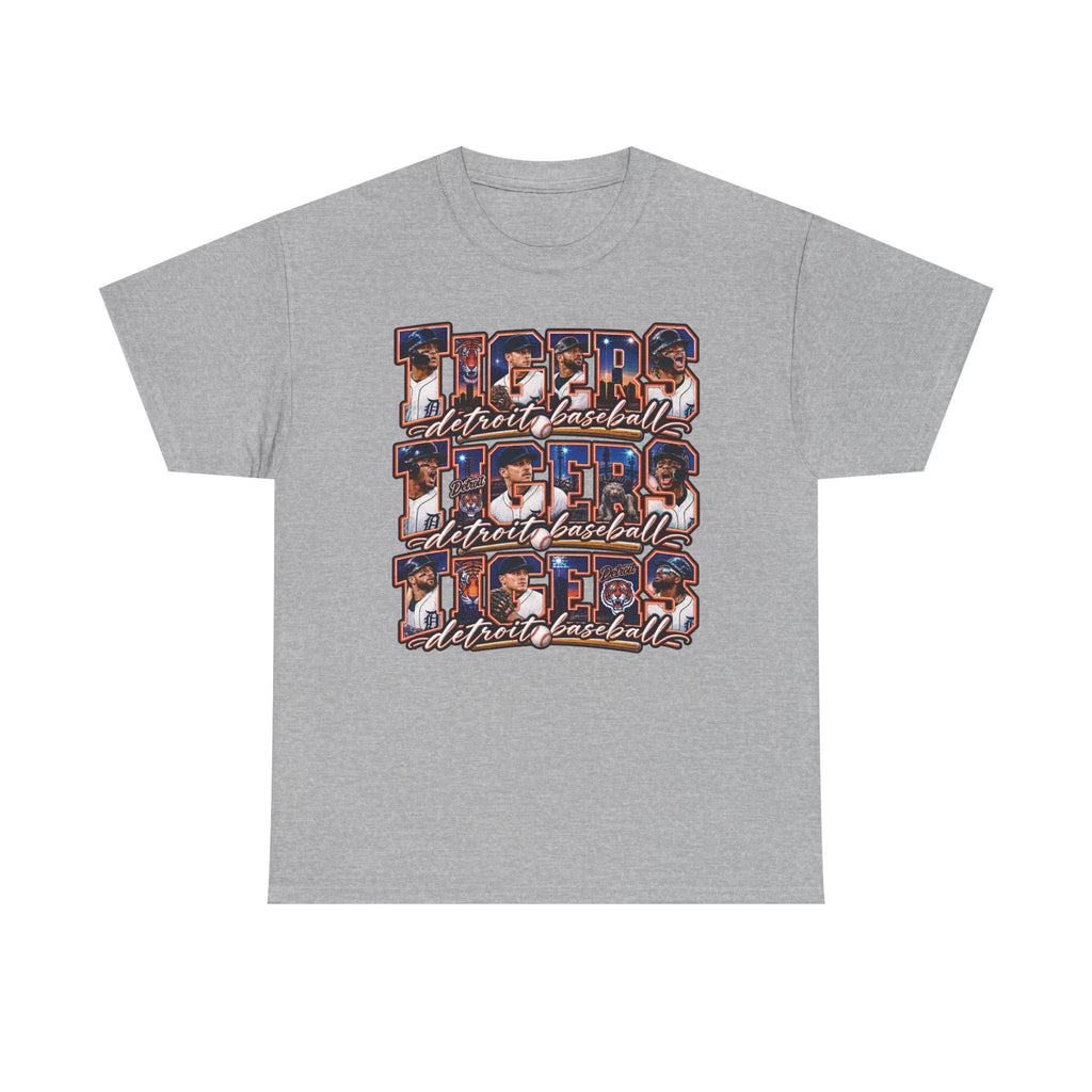 Tigers Street Baseball T-Shirt | Vintage Sports Lettering