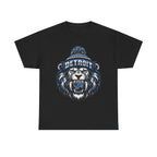 Detroit Lion Skull Beanie Tee | 313 Drip City Skyline T-Shirt
