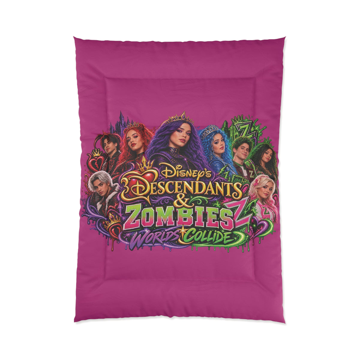 Descendants Zombies World Collide Comforter