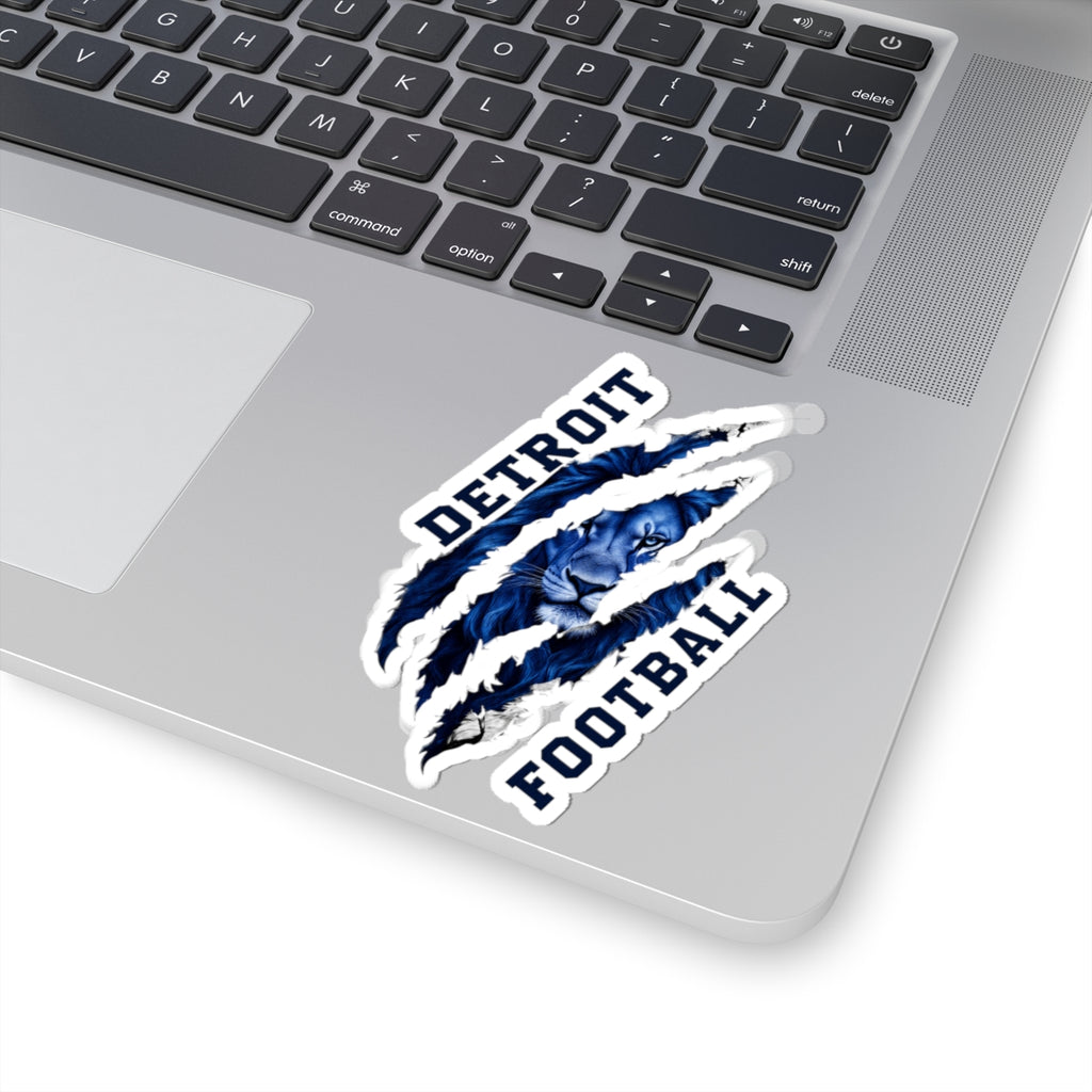 Detroit Football Lion Claw Sticker | Kiss-Cut Sticker