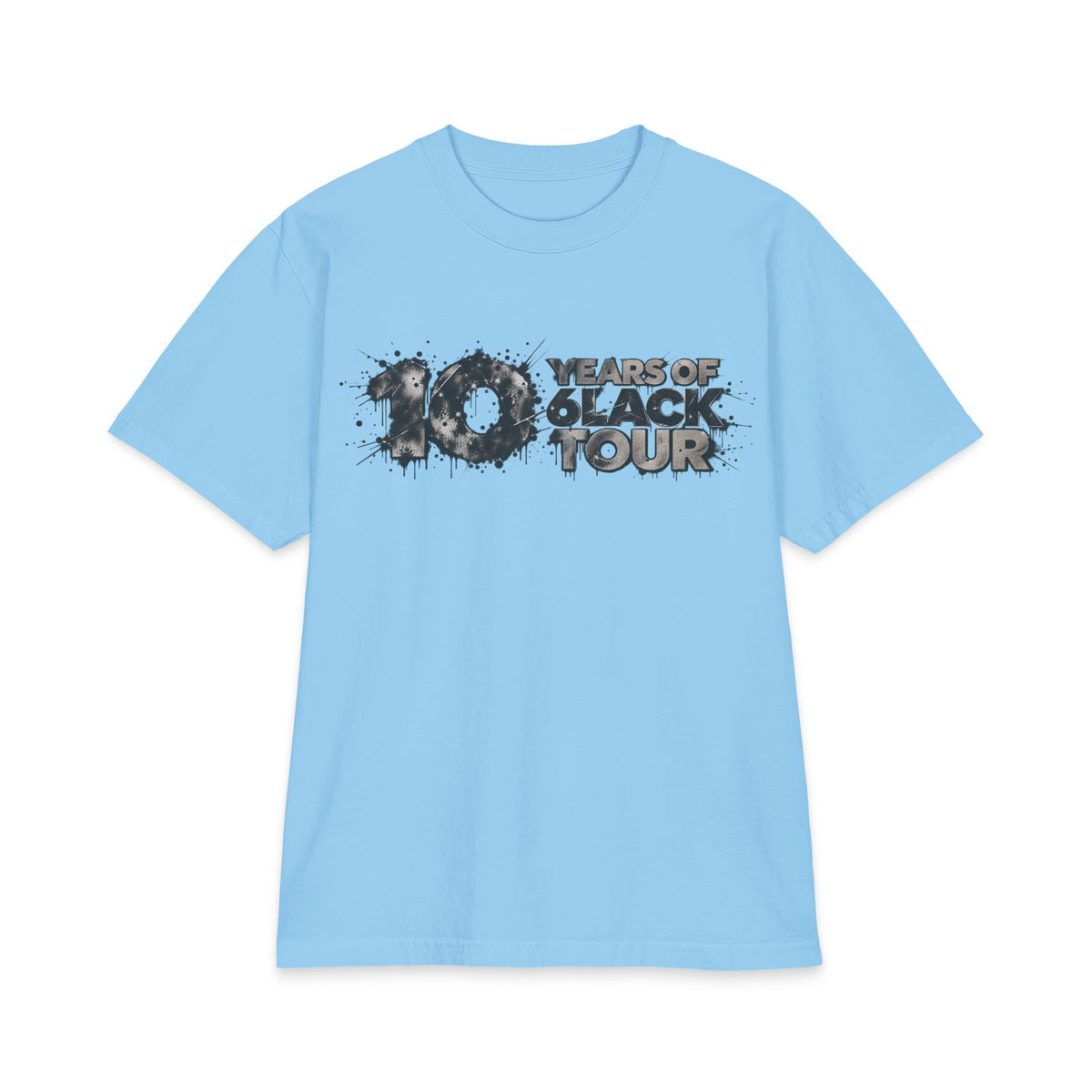 10 Years of 6lack Tour T-Shirt | 6lack Tour Bear Paw Graphic