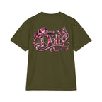 Retro Pink Dolly Portrait T-Shirt | Country Cowgirl Graphic Tee