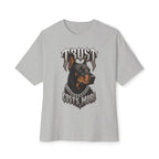 Trust Costs More Doberman Tee | Doberman Portrait, Gothic Text