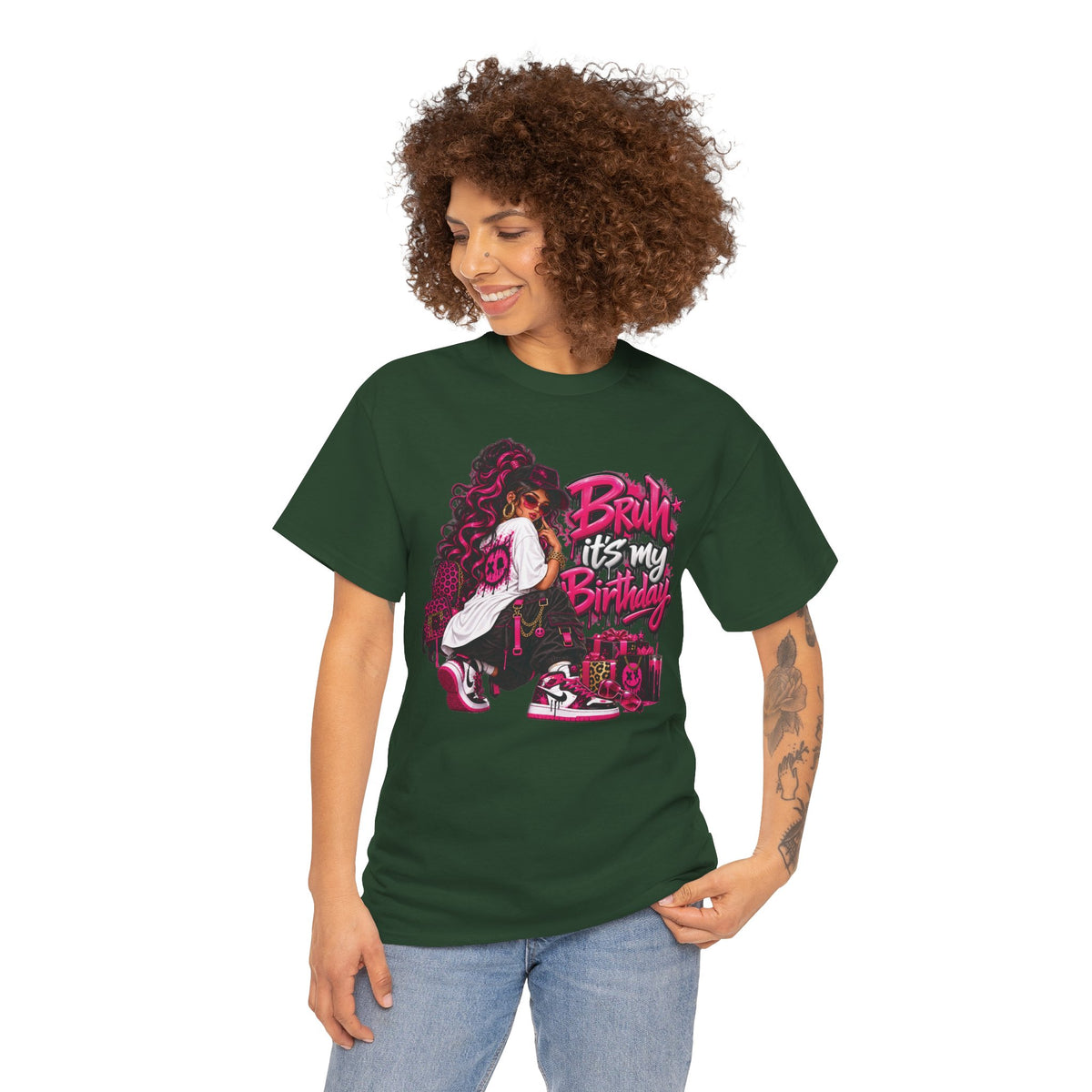 “Bruh, It’s My Birthday” Birthday Graphic T-Shirt