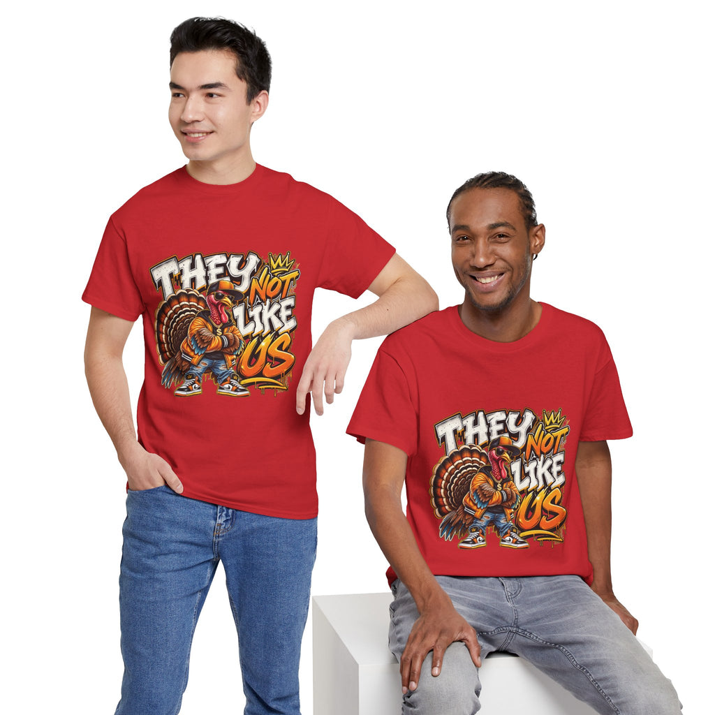 They Not Like Us Turkey Tee | Streetwear Thanksgiving Graphic Shirt