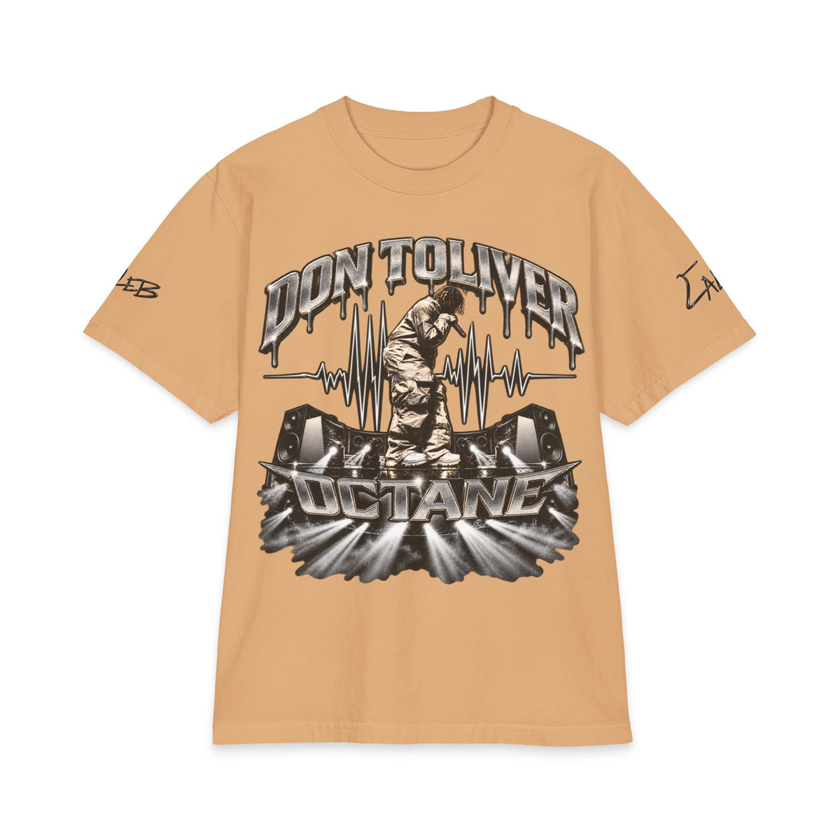 Don Toliver Octane Tour T-Shirt | Rapper Portrait, Sound System Graphics