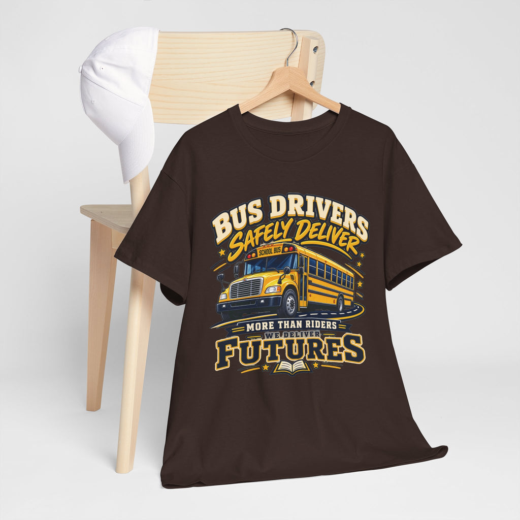 Bus Drivers Safely Deliver Futures Graphic T-Shirt