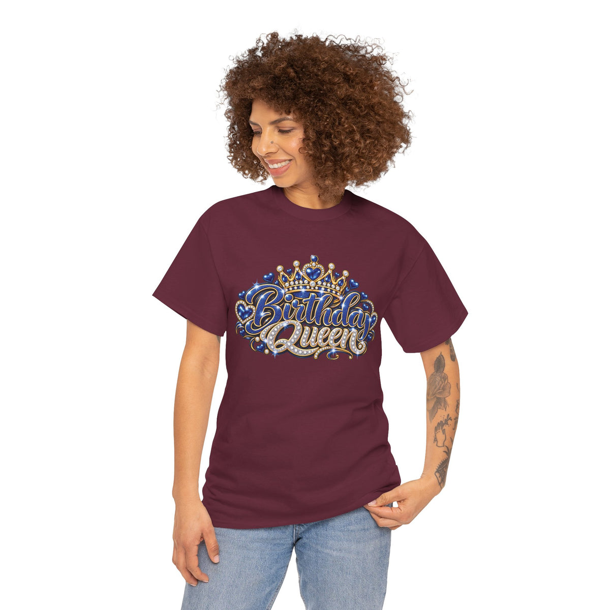 Birthday Queen Crown Graphic T-Shirt
