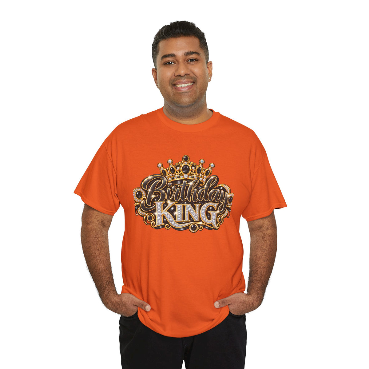 Birthday King Crown Graphic T-Shirt
