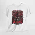 Aries Ram Graphic Tee | Zodiac Illustration, Gothic Red Black