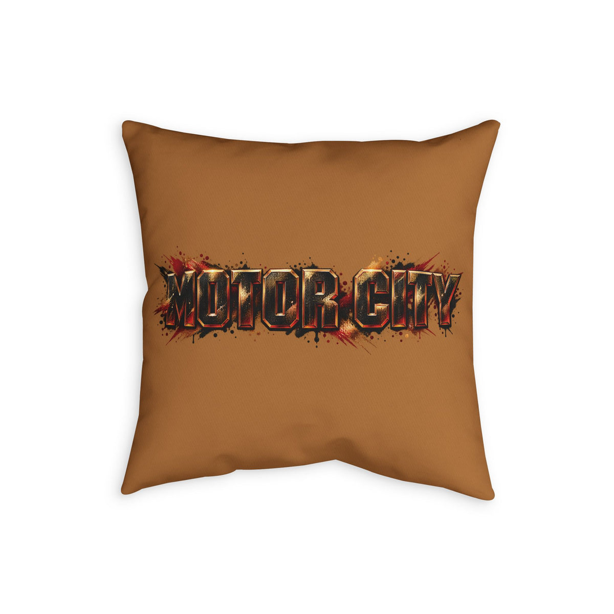 Motor City Detroit Skyline Pillowcase