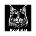 Kool Kat cat with sunglasses and cigar Sticker | Kiss-Cut Sticker
