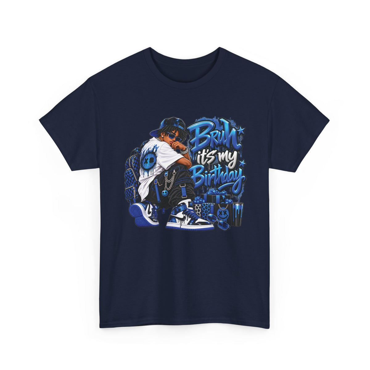 Bruh It’s My Birthday Graphic T-Shirt