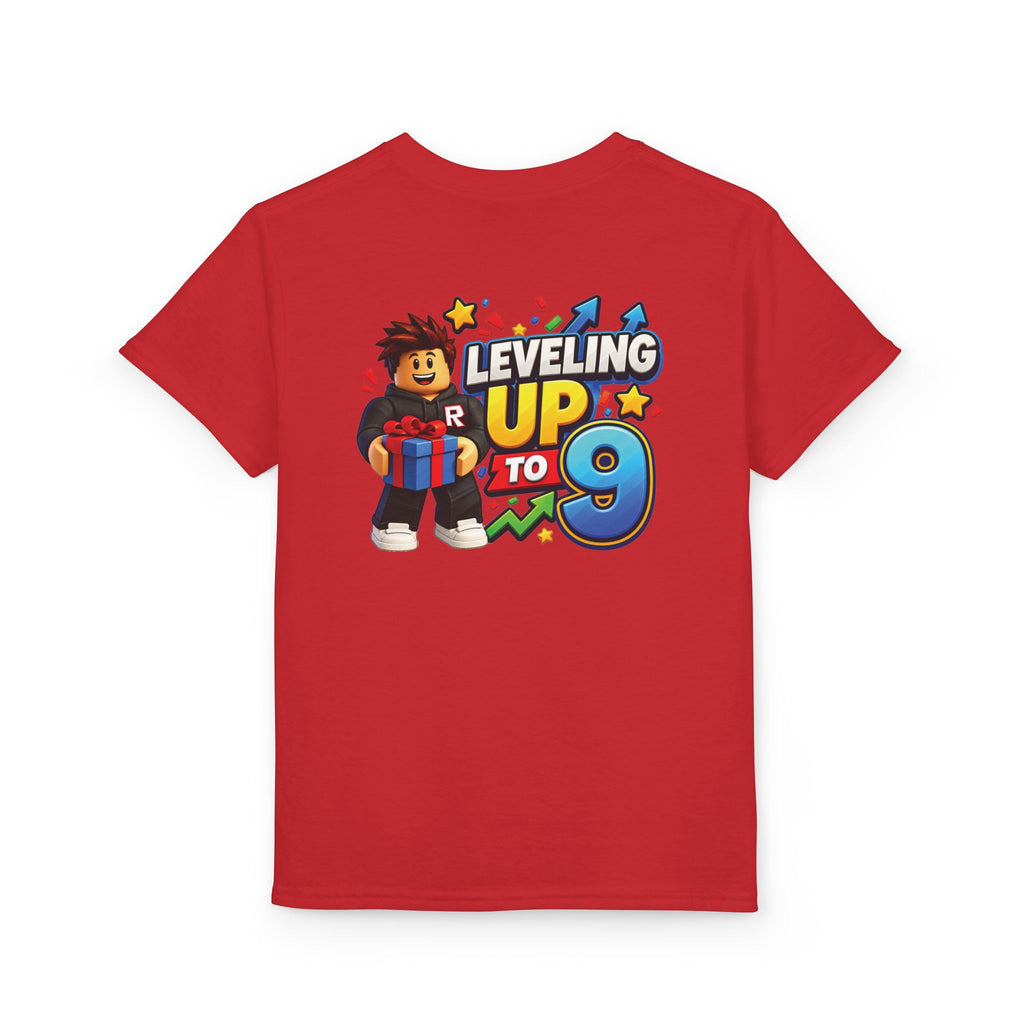 Roblox Birthday Leveling Up 9 Youth T-Shirt
