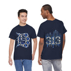 Detroit Brass Knuckles graphic tee | 313 Skyline Drip T-Shirt