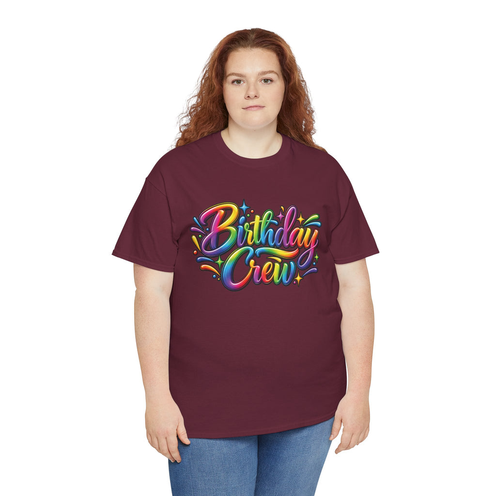 Birthday Crew Colorful Celebration T-Shirt