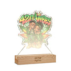 420 Vibes Acrylic Night Light | Custom Shape UV LED Lamp