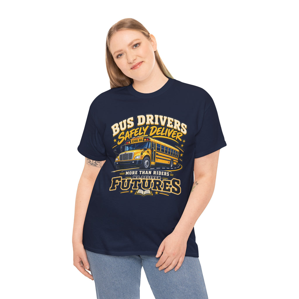 Bus Drivers Safely Deliver Futures Graphic T-Shirt