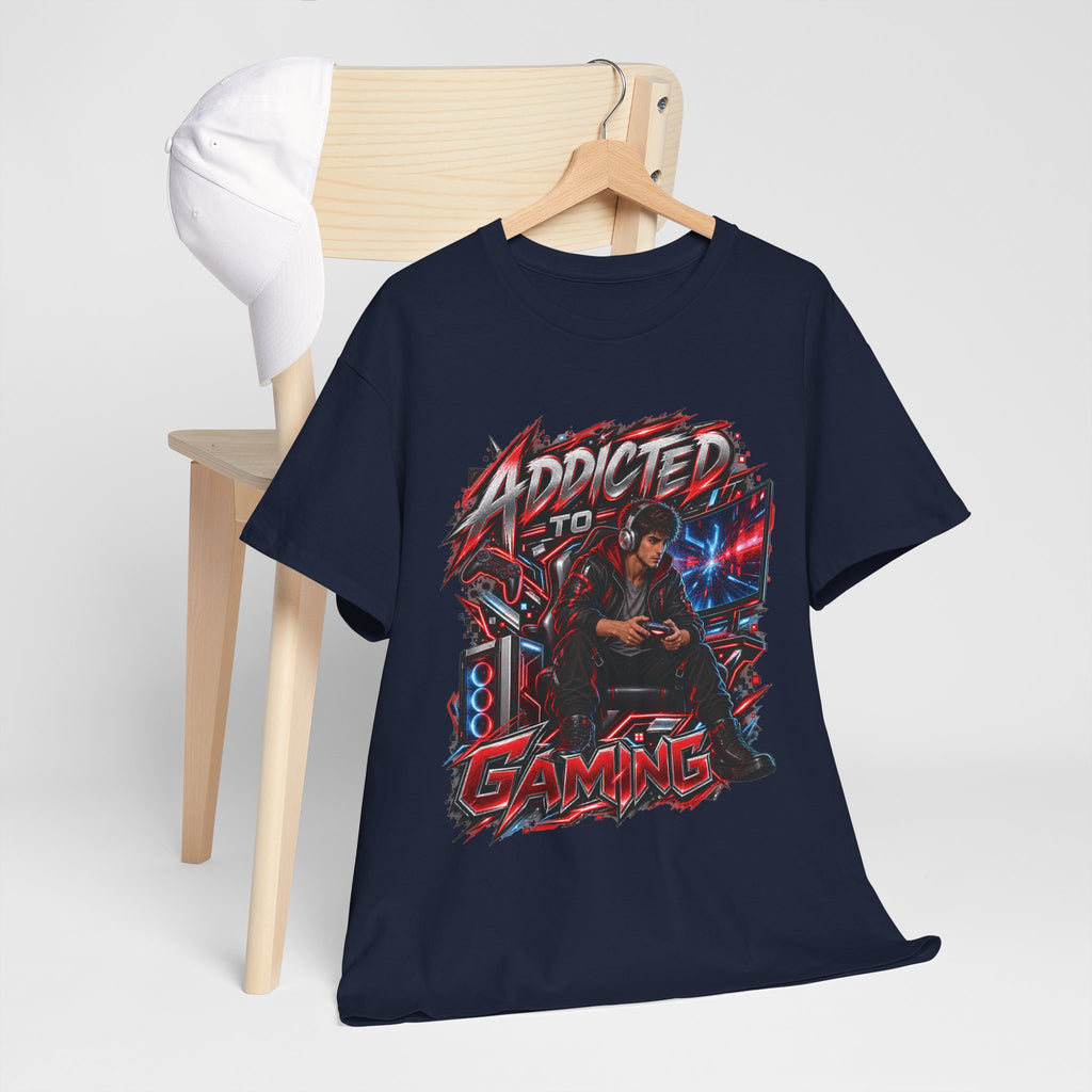 Addicted to Gaming Graphic T-Shirt