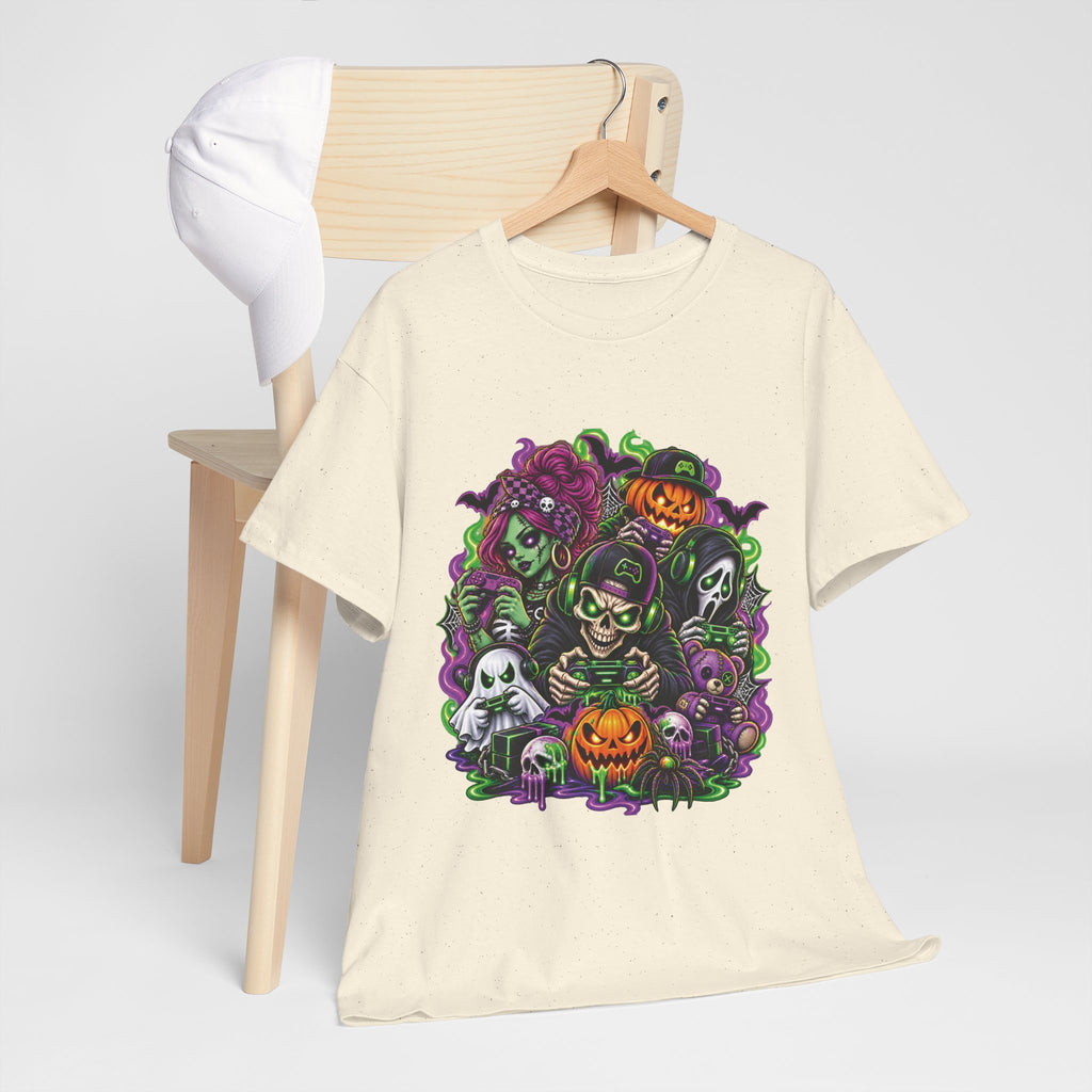 Spooky Halloween Monsters T-Shirt | Pumpkin, Ghost, Witch, Skeleton