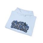 Detroit Graffiti Style Hoodie | City Skyline Street Art Pullover