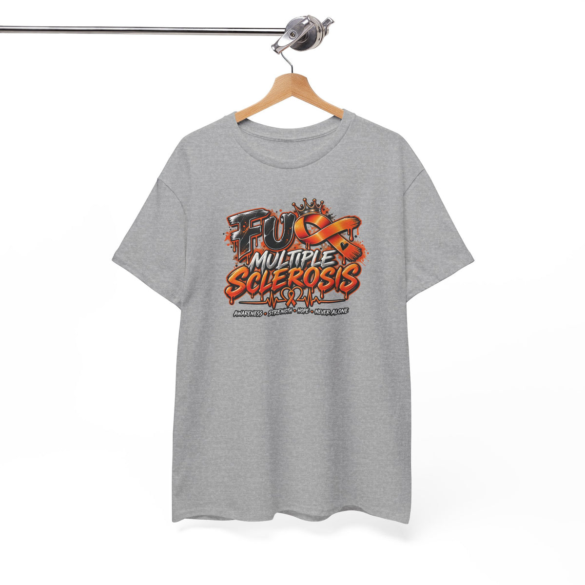 Fight Multiple Sclerosis T-Shirt | MS Awareness Ribbon, Neurology Support
