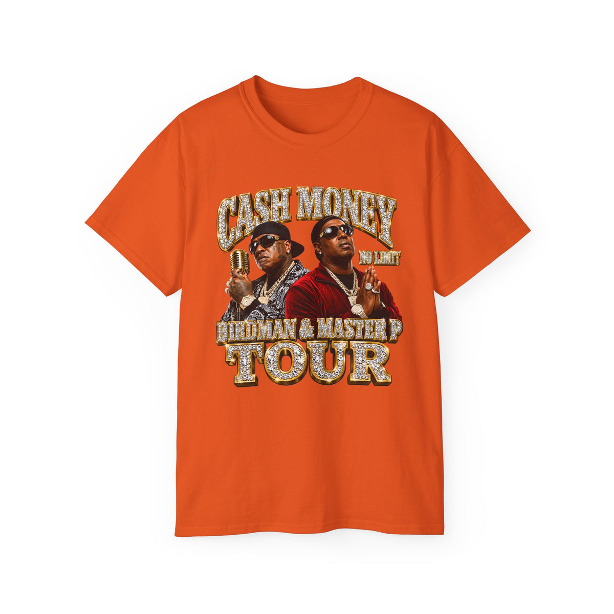 Cash Money Birdman & Master P Tour T-Shirt | Rap Hip Hop Vintage Poster