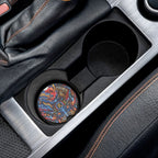 Chinese Dragons Shrine Car Coaster | Soapstone Decorative Coaster