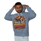 Martin Luther King Take Me Through There graphic Hoodie | Motivational Retro Protest Illustration