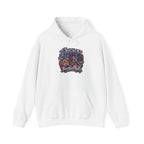Detroit Basketball Graphic Hoodie | Vintage City Sports Logo, Front Collage Art