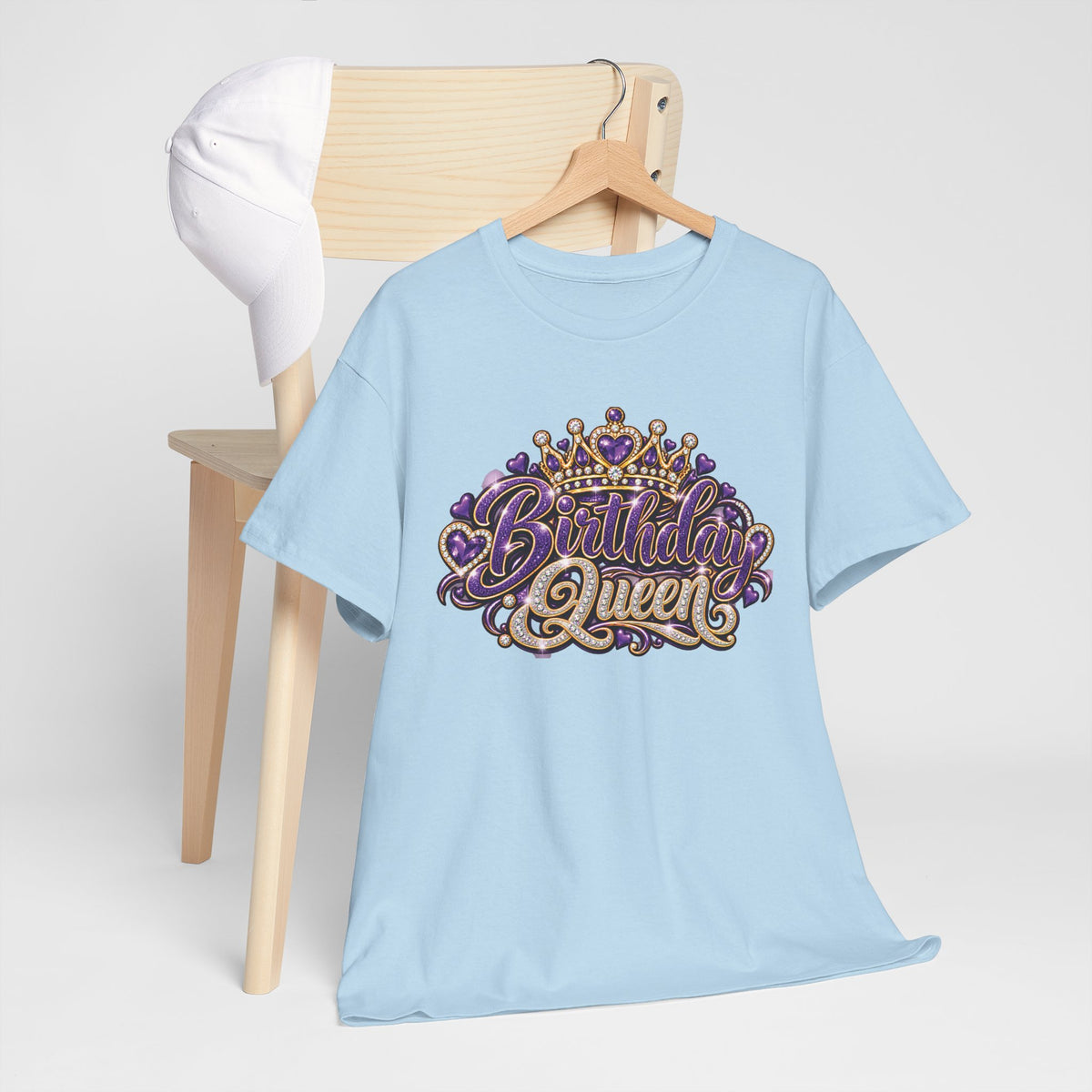 Birthday Purple Queen Graphic T-Shirt