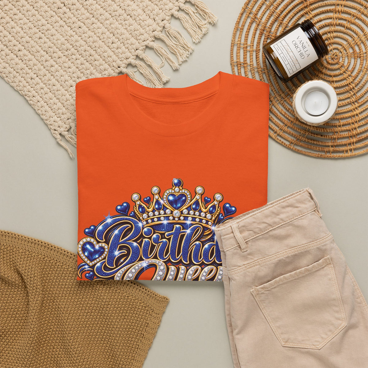 Birthday Queen Crown Graphic T-Shirt
