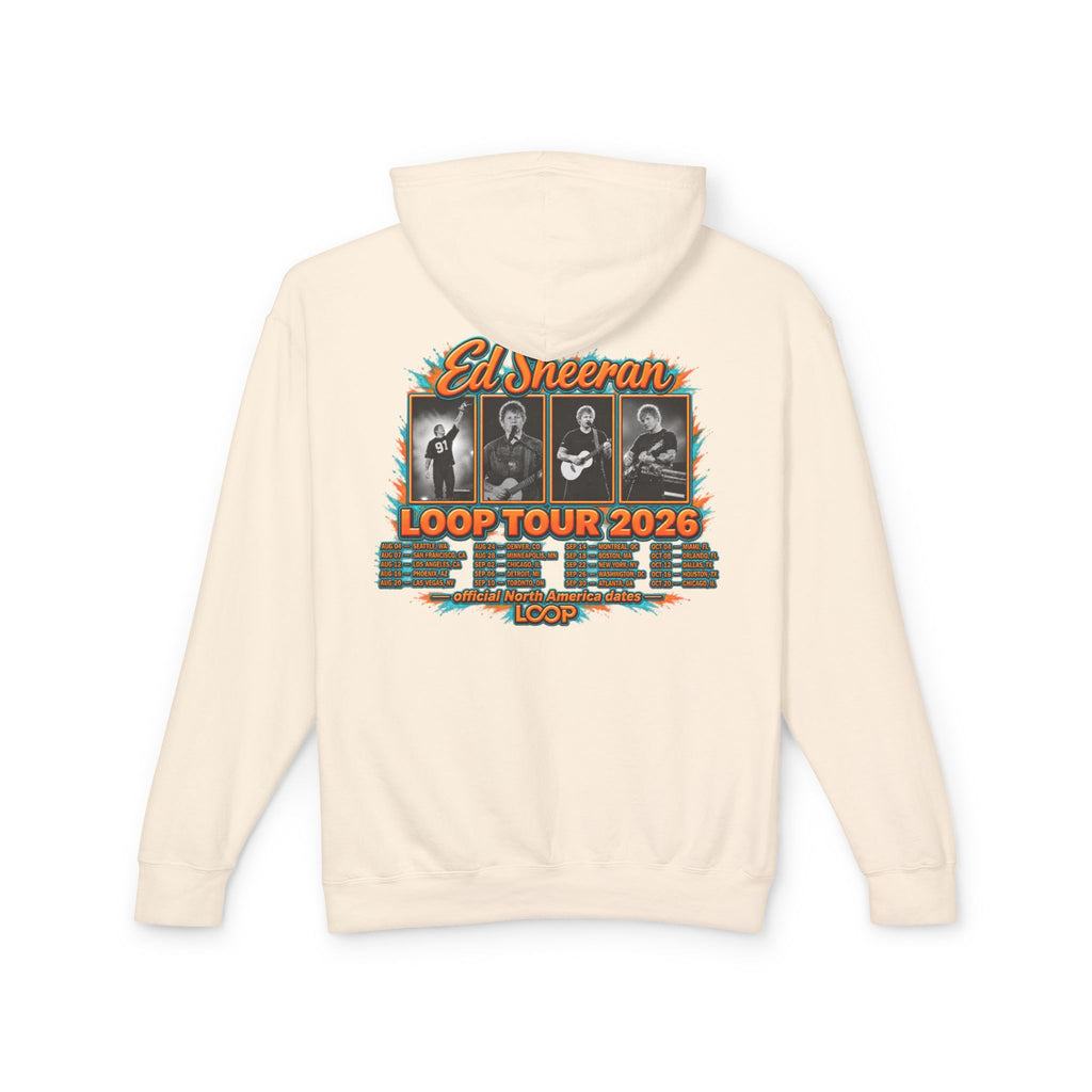 Ed Sheeran Portrait Hoodie | Loop Tour 2026 Back Design