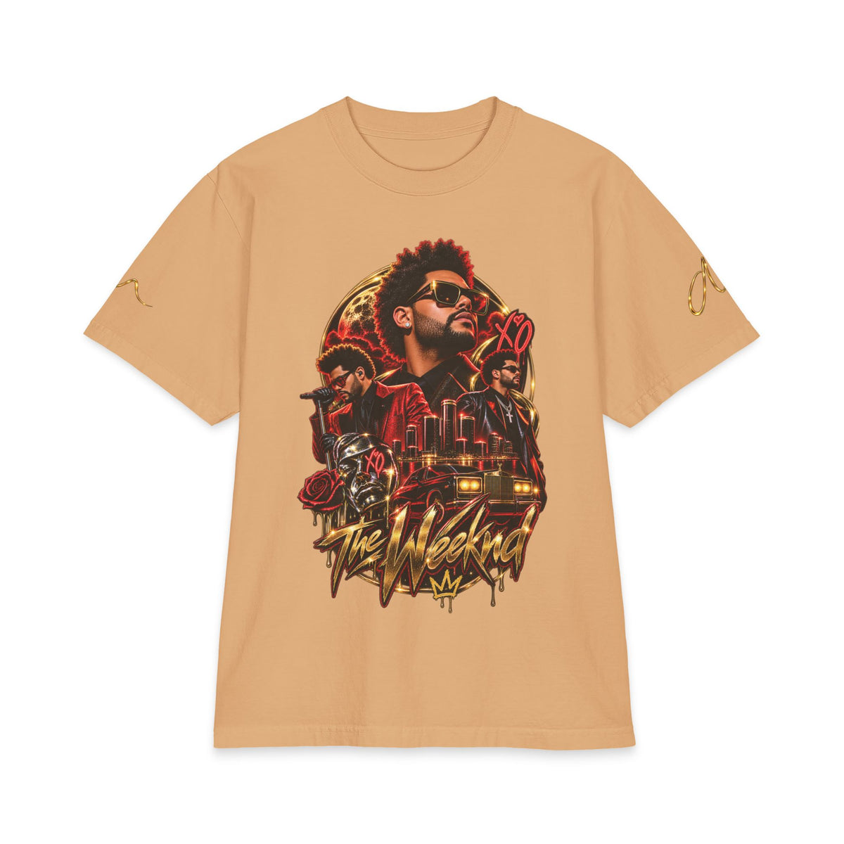Weeknd Portrait XO Heart T-Shirt | Music Artist Graphic Tee
