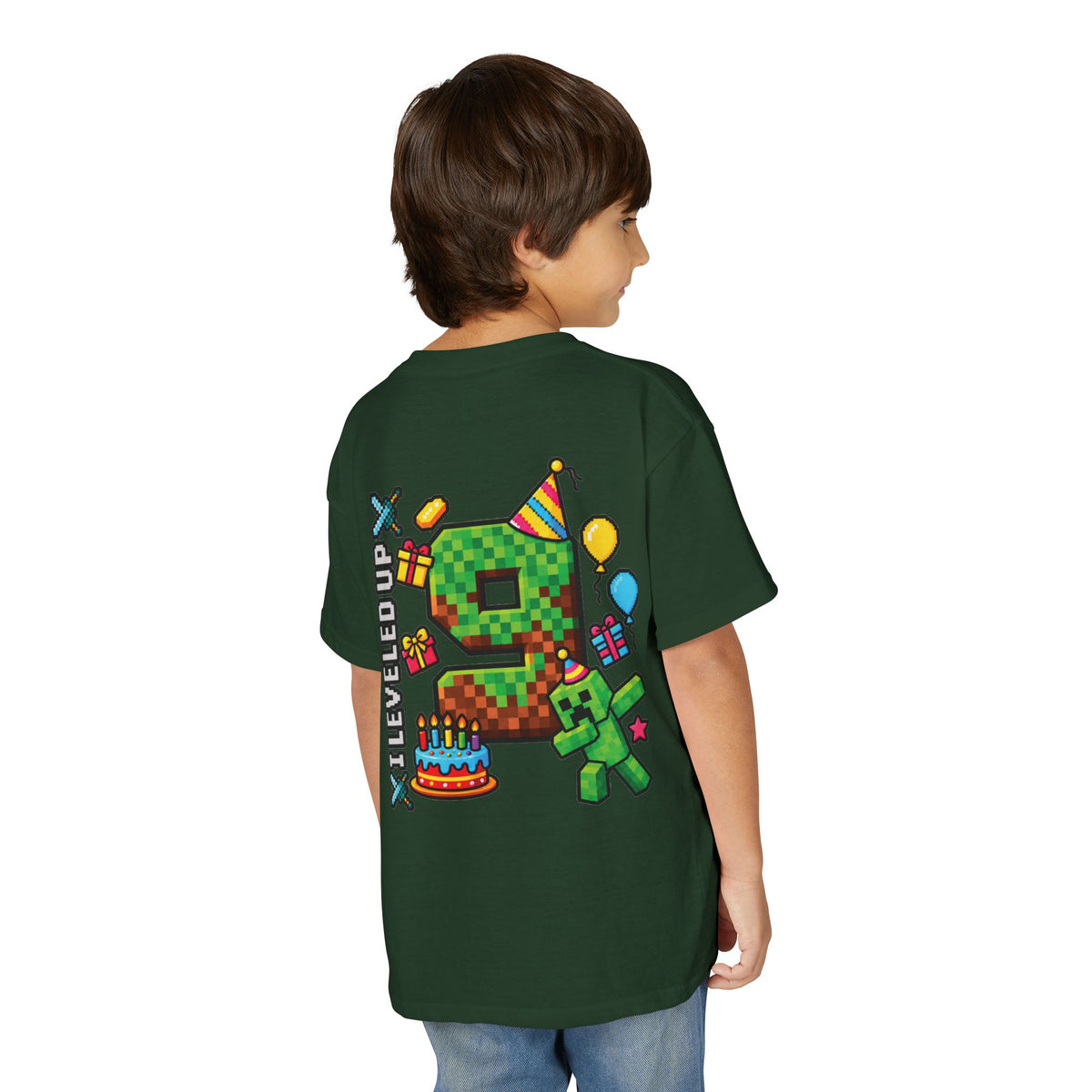Minecraft Birthday Youth T-Shirt – “Bruh, It’s My Birthday” Gamer Party Tee