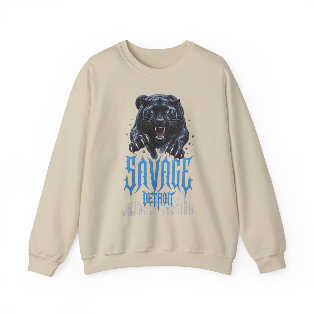 Savage Detroit panther graphic Sweatshirt | Vintage streetwear