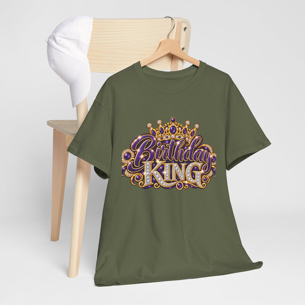 Birthday King Crown Graphic T-Shirt