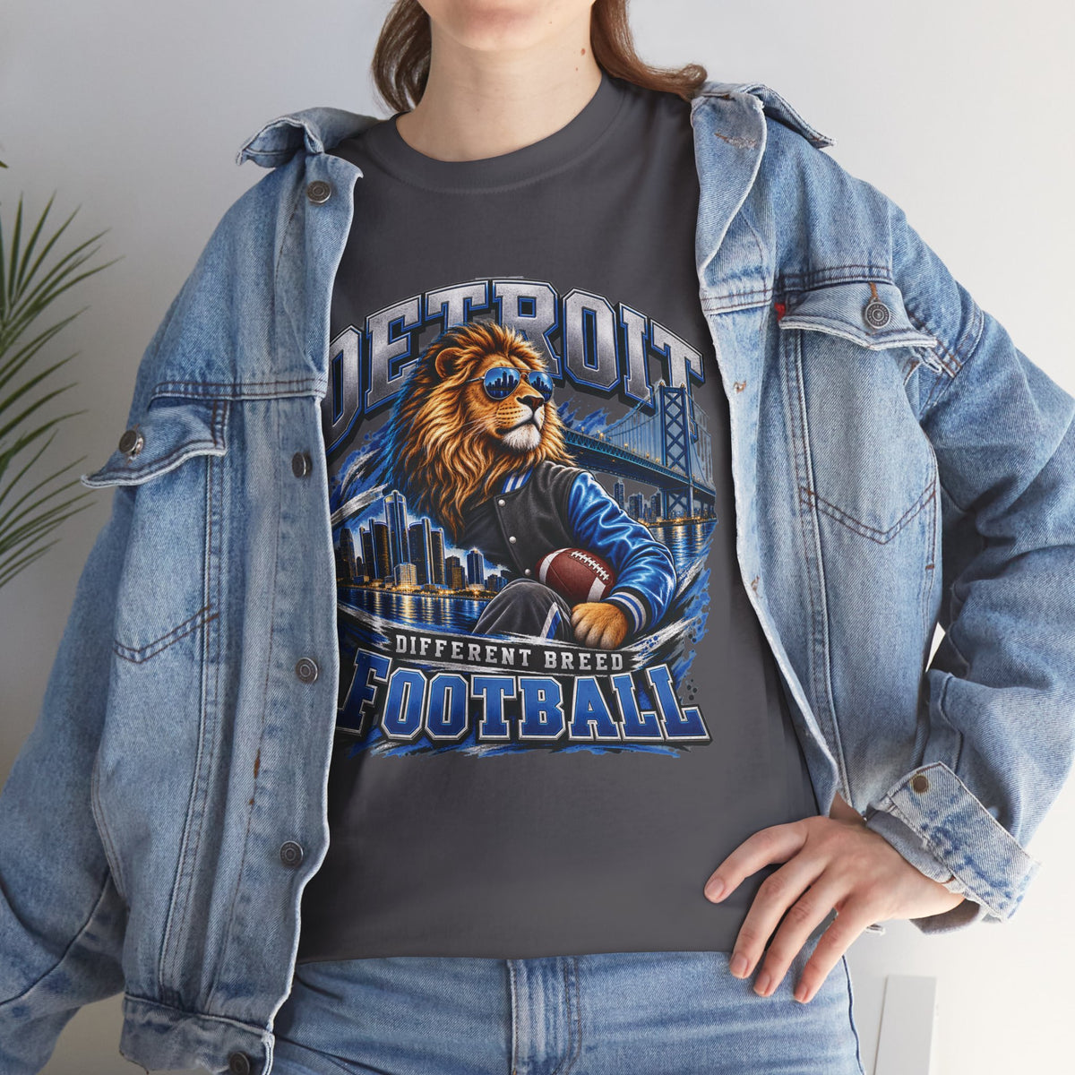 Detroit Lions Football Graphic T-Shirt