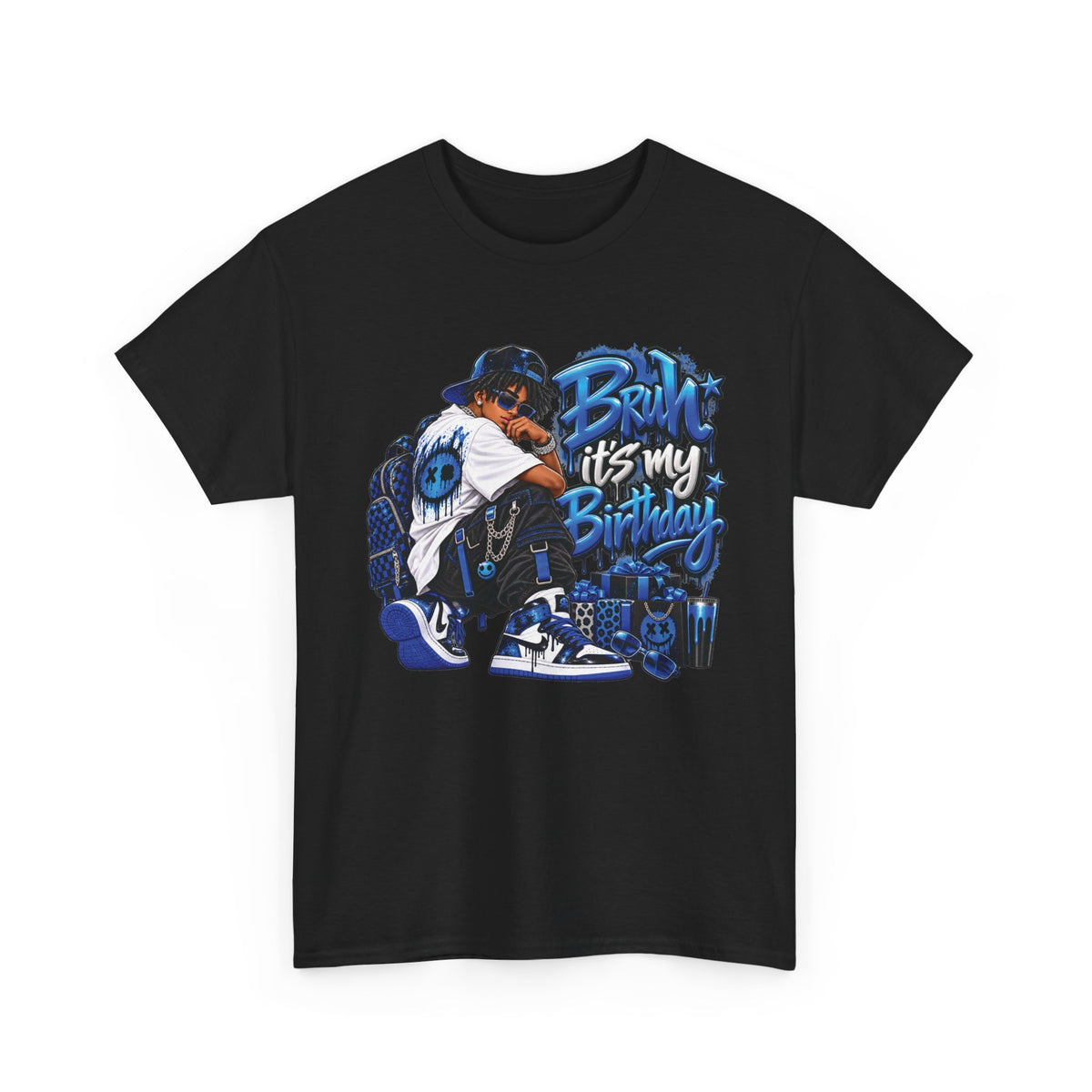Bruh It’s My Birthday Graphic T-Shirt