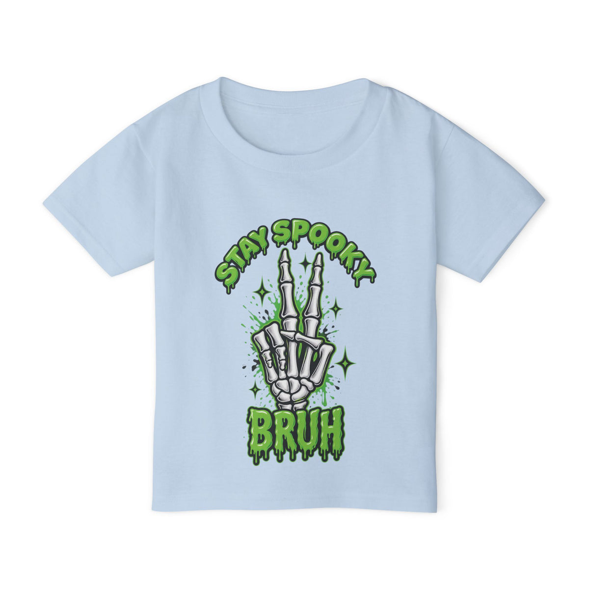 Stay Spooky Bruh toddler t-shirt | Skeleton hand graphic, Halloween kids top
