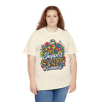 Support Squad T-Shirt | Autism Awareness Ribbon, Puzzle Heart Design