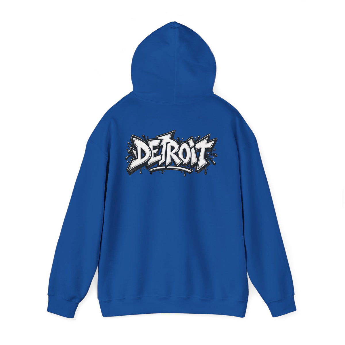 Detroit Graffiti Lion Hoodie | Colorful Street Art Pullover