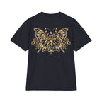 Dolly Floral Portrait T-Shirt | Butterfly 'Love Always' Back