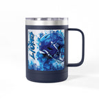 Blue Football Helmet Lions mug | 15oz Tumbler