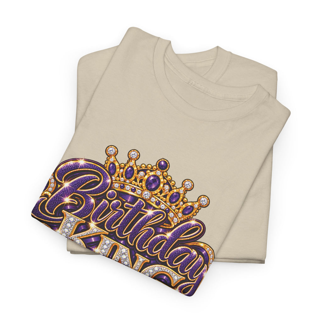 Birthday King Crown Graphic T-Shirt